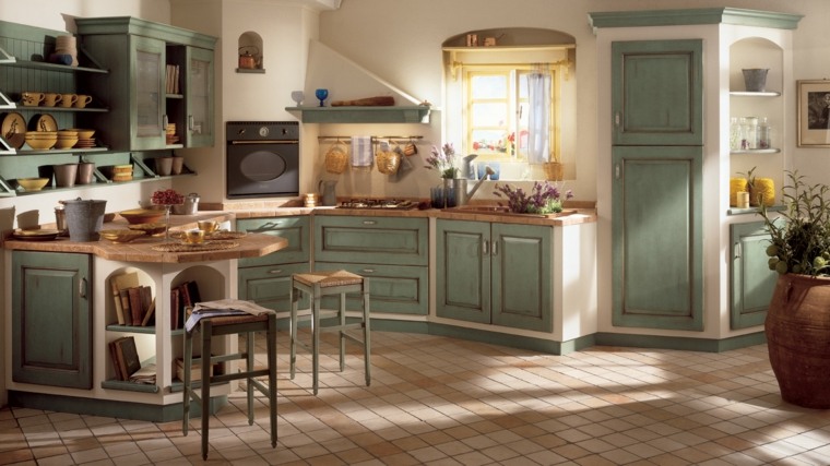 Italian country style kitchen