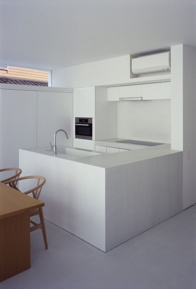 white modern japanese style kitchen