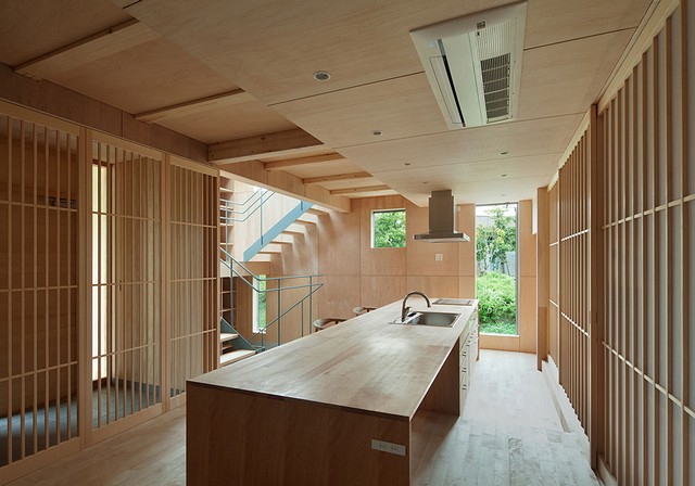 japanese style kitchen fully wood