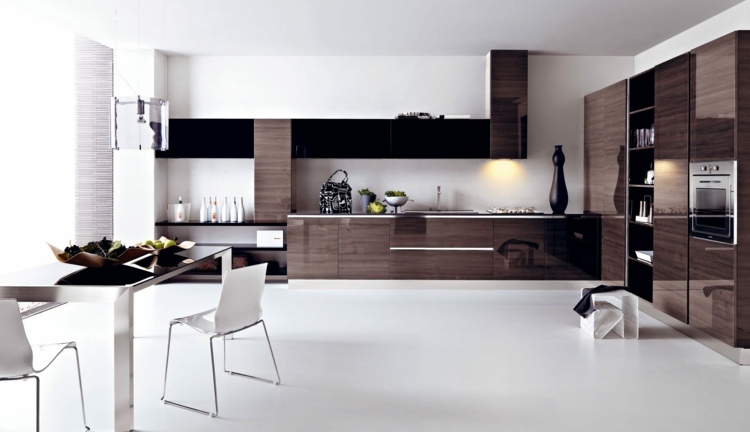 kitchen trend 2015-2016 lacquer wood