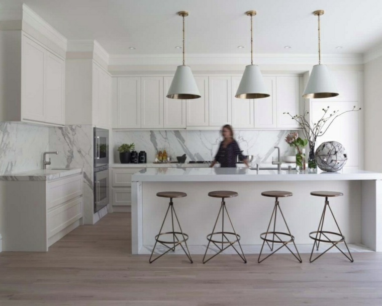 white 2016 trendy kitchen