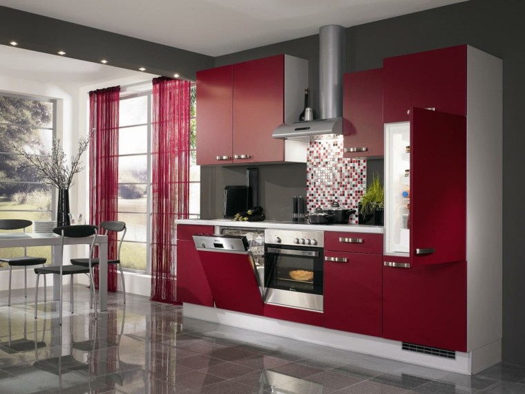 kjøkkenvegg grå moderne designmøbler