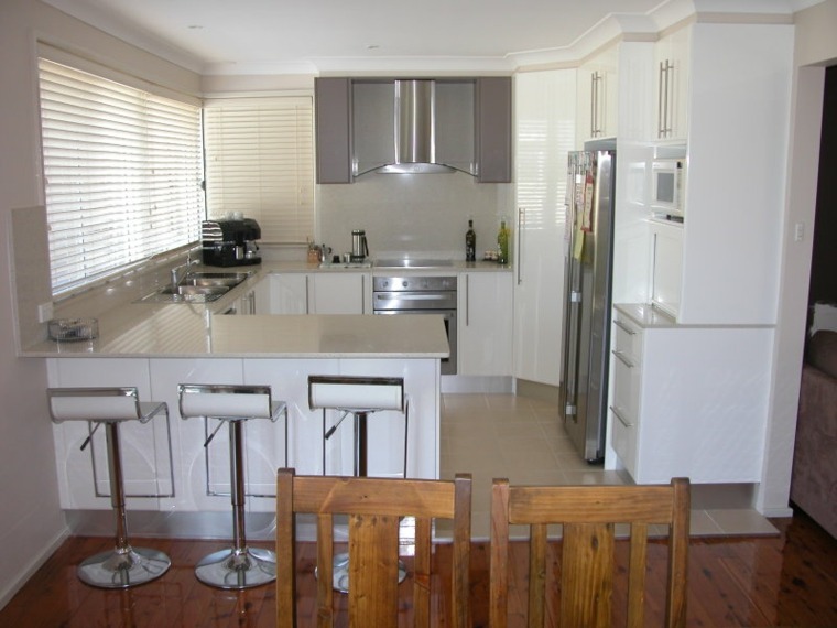 simple kitchen bar idea stools arrange kitchen blinds