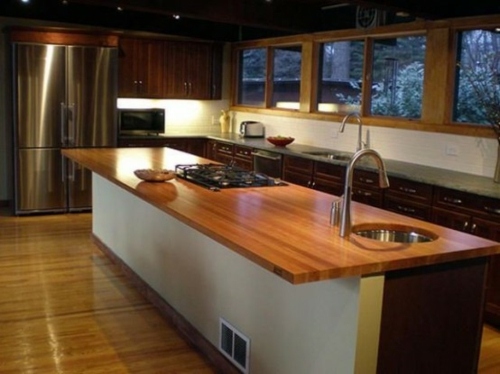 kitchen ultra central island design