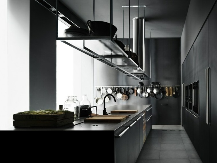 ultra modern kitchen elegant gray