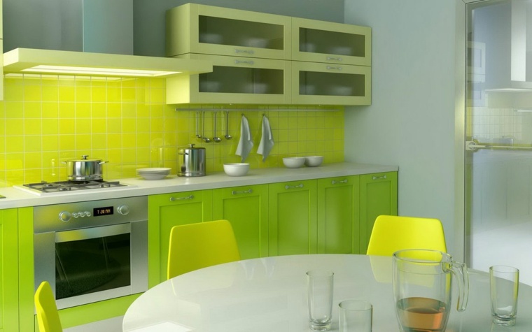 apple green kitchen