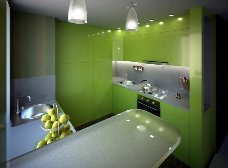 kitchen-green-design-modern