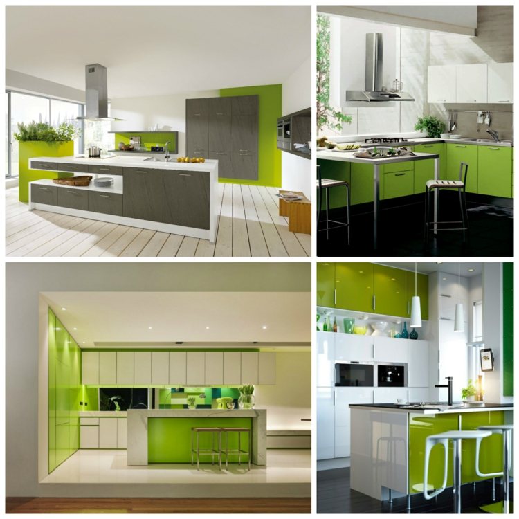 green kitchen ideas deco