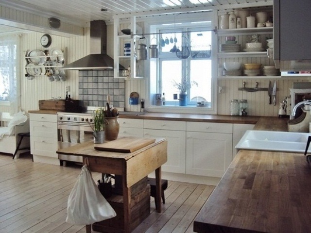 vintage kitchen island expandable raw wood