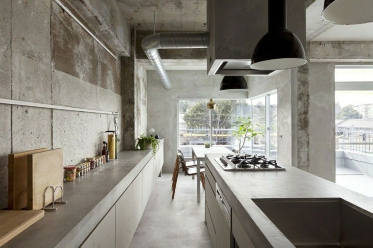 zen kitchen plant ideas modern deco