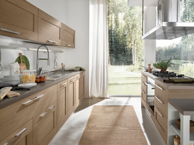 kitchens equipped wood deco