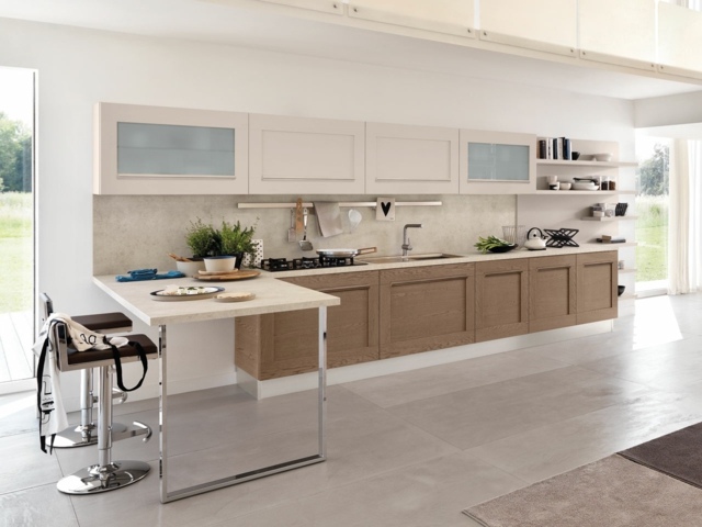 kitchens equipped deco wood