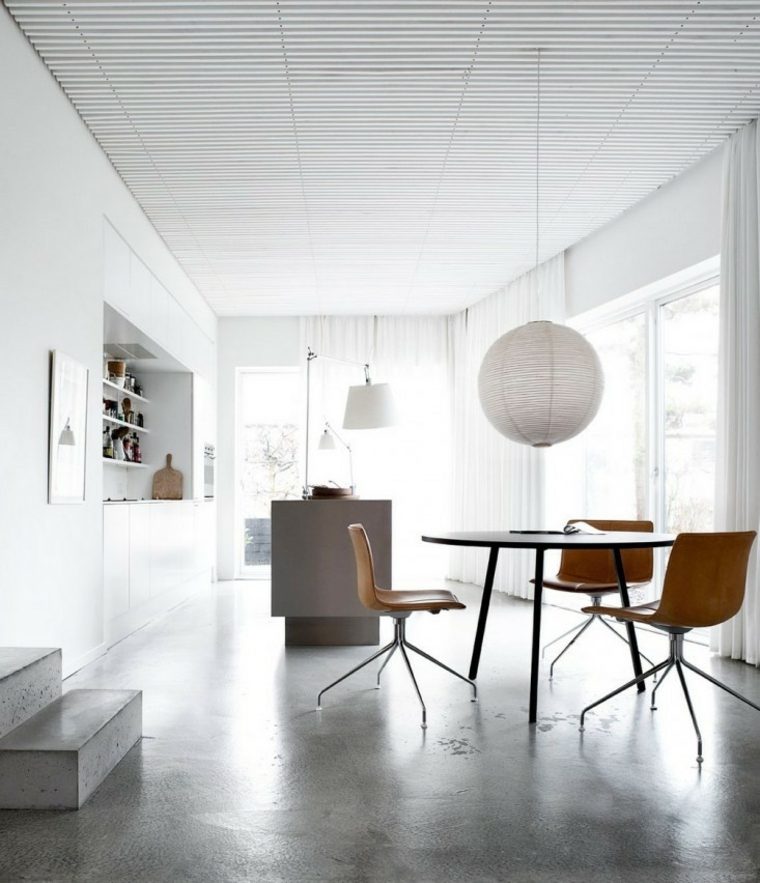 white kitchen deco contemporary design