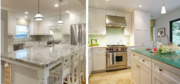 white deco kitchens