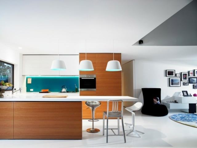 moderna kökets minimalistiska design