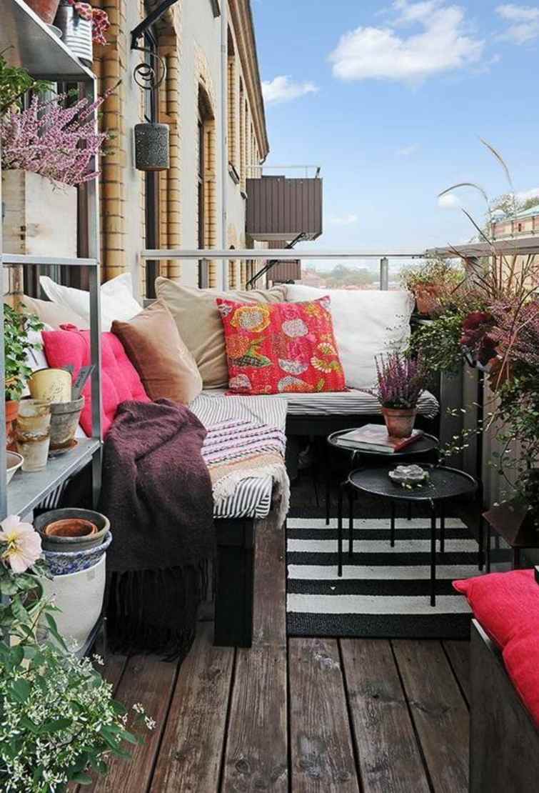 balcony rattan furniture