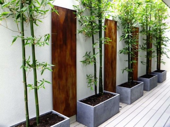 bamboo garden decoration idea