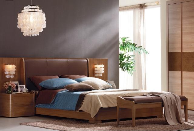 Deco-room-adult-double bed-wood