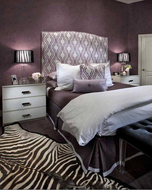 deco bedroom adult motif-zebra