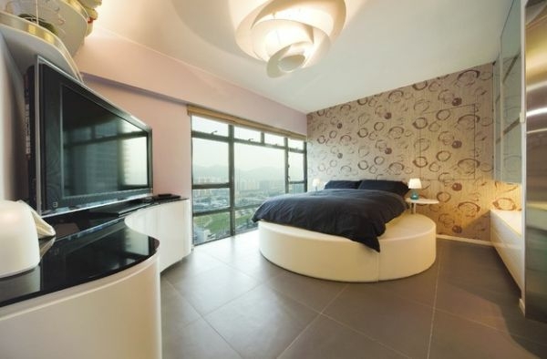 deco minimalist room bed