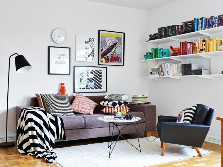 cozy decor living room Scandinavian style