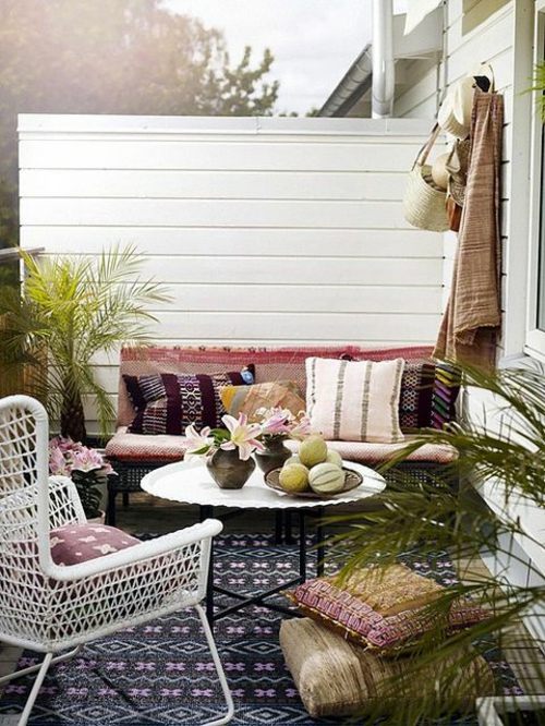 outdoor decor small terrace amenagement