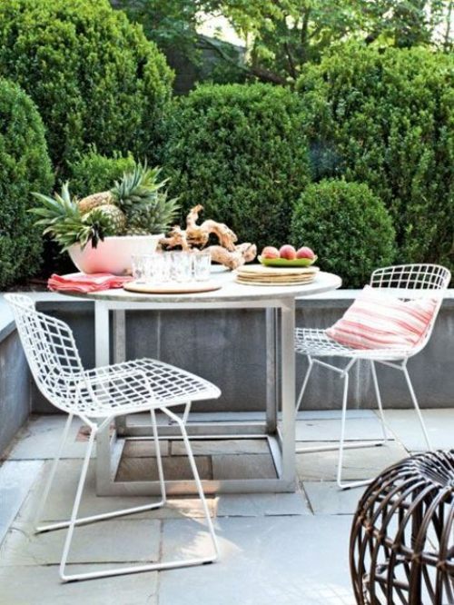 outdoor decor small modern terrace