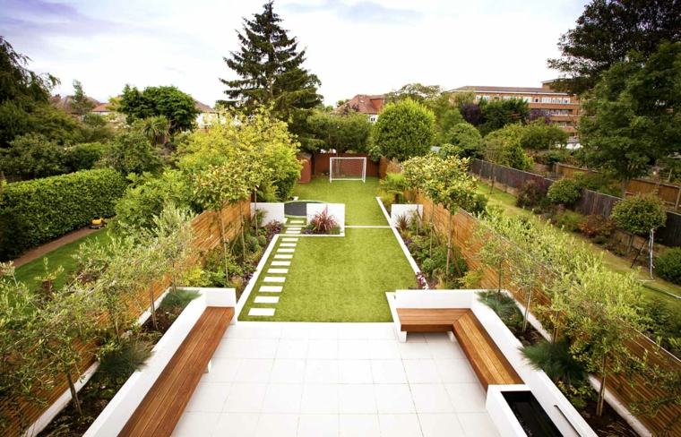 deco garden contemporary design idea