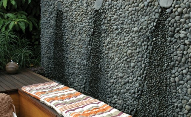 deco garden wall texture stones