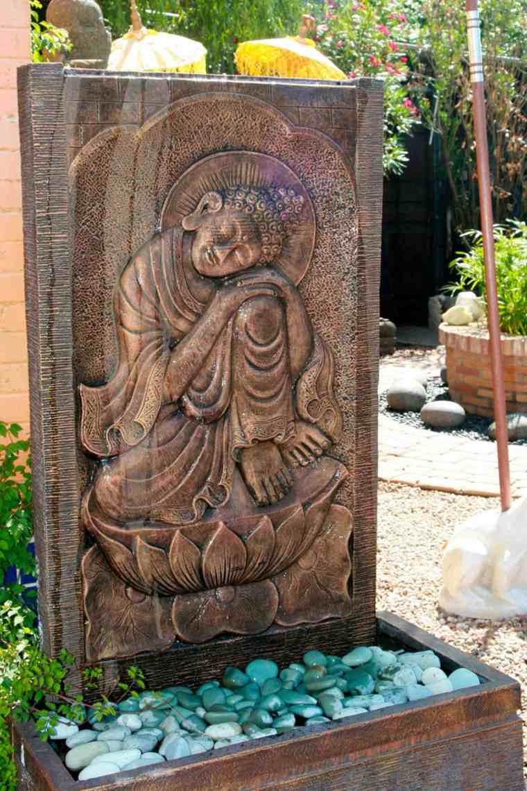 deco garden zen statuette