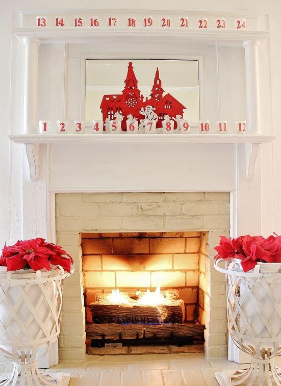 deco-house-christmas-star-christmas-red-mantel-fireplace-white deco in red and white