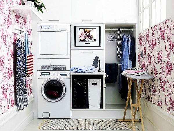 deco walls laundry ideas