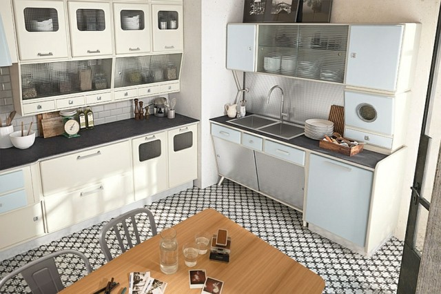 vintage kitchen design retro decor