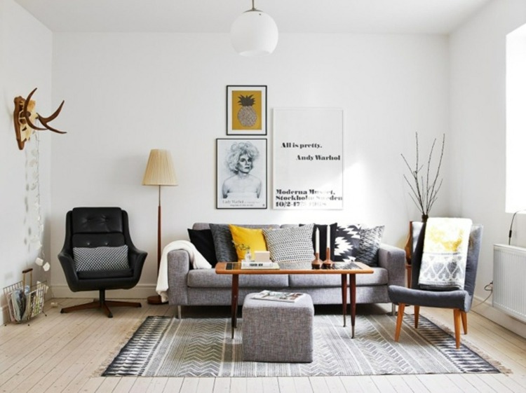 deco scandinavian living room idea