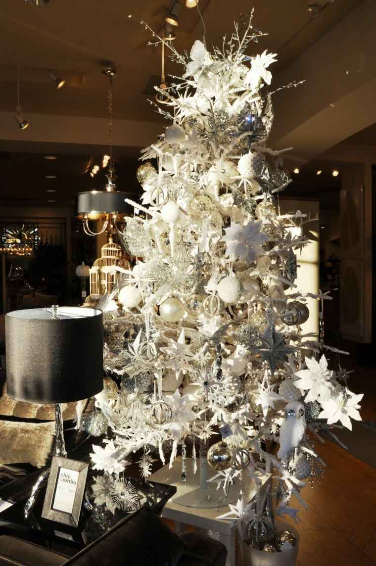 white Christmas tree decor