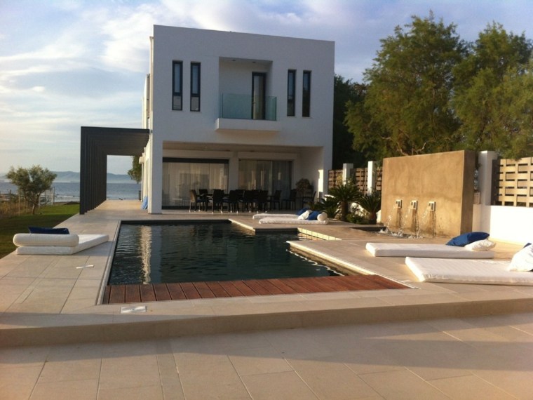 deco terrace luxury greek islands
