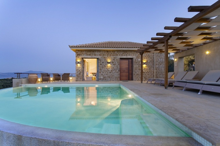 deco terrace luxury modern pool