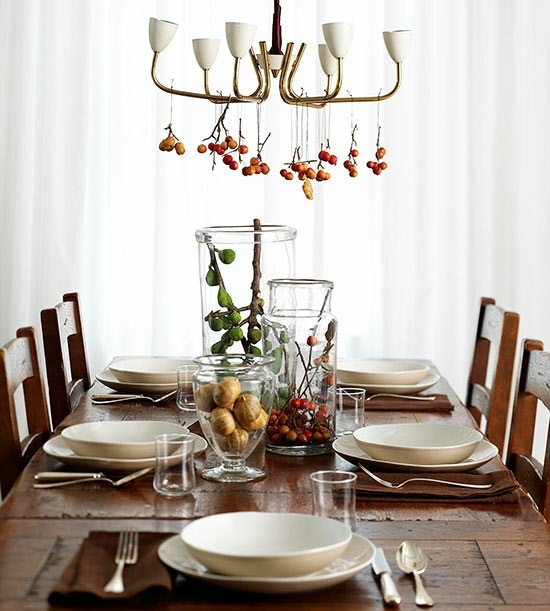 autumn decor interesting table