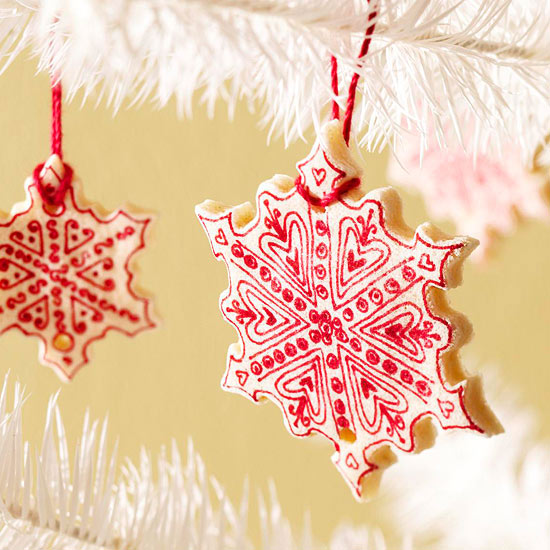 decoration christmas ideas flakes salty dough