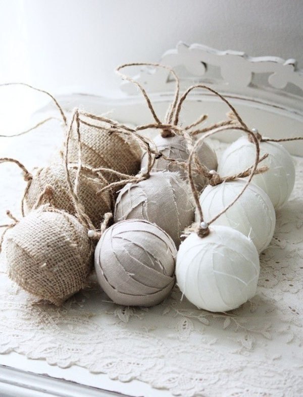 Decoration-Christmas-original-balls-natural-tissue