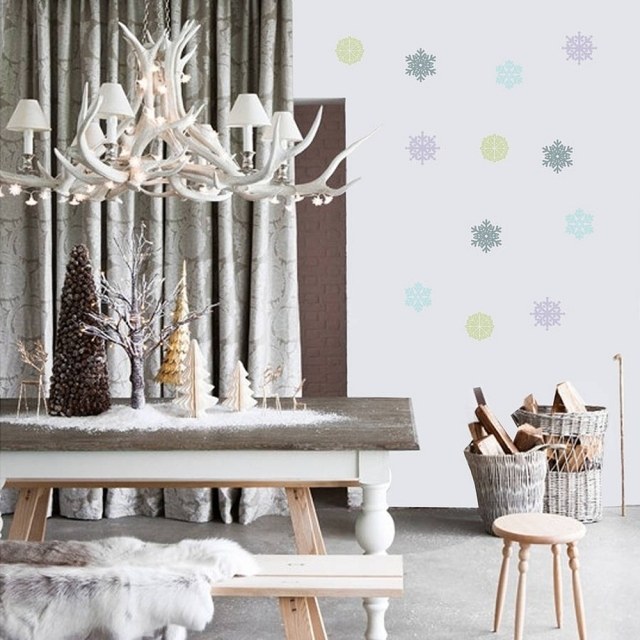 original Christmas style-chalet-mountain decoration