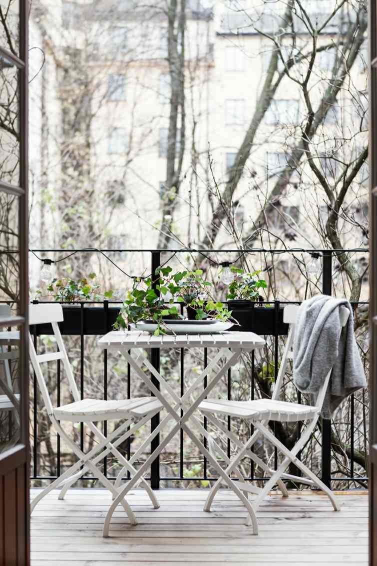 decoration balcony furniture white