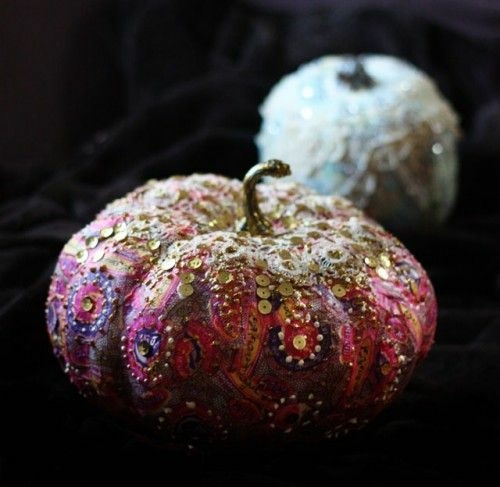 pumpkins decoration original glitter