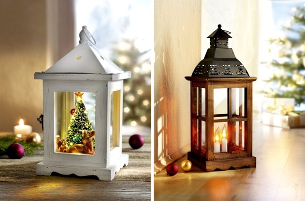 Christmas decoration de-original-idea-outside-lanterns, candles