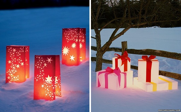 Božični okraski de-original-ideja-zunaj-darilo svetilka