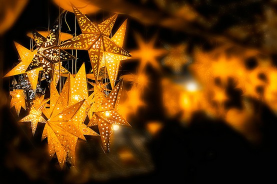 Božični okraski-of-ideje-original-prostem-razsvetljavo-zvezdice