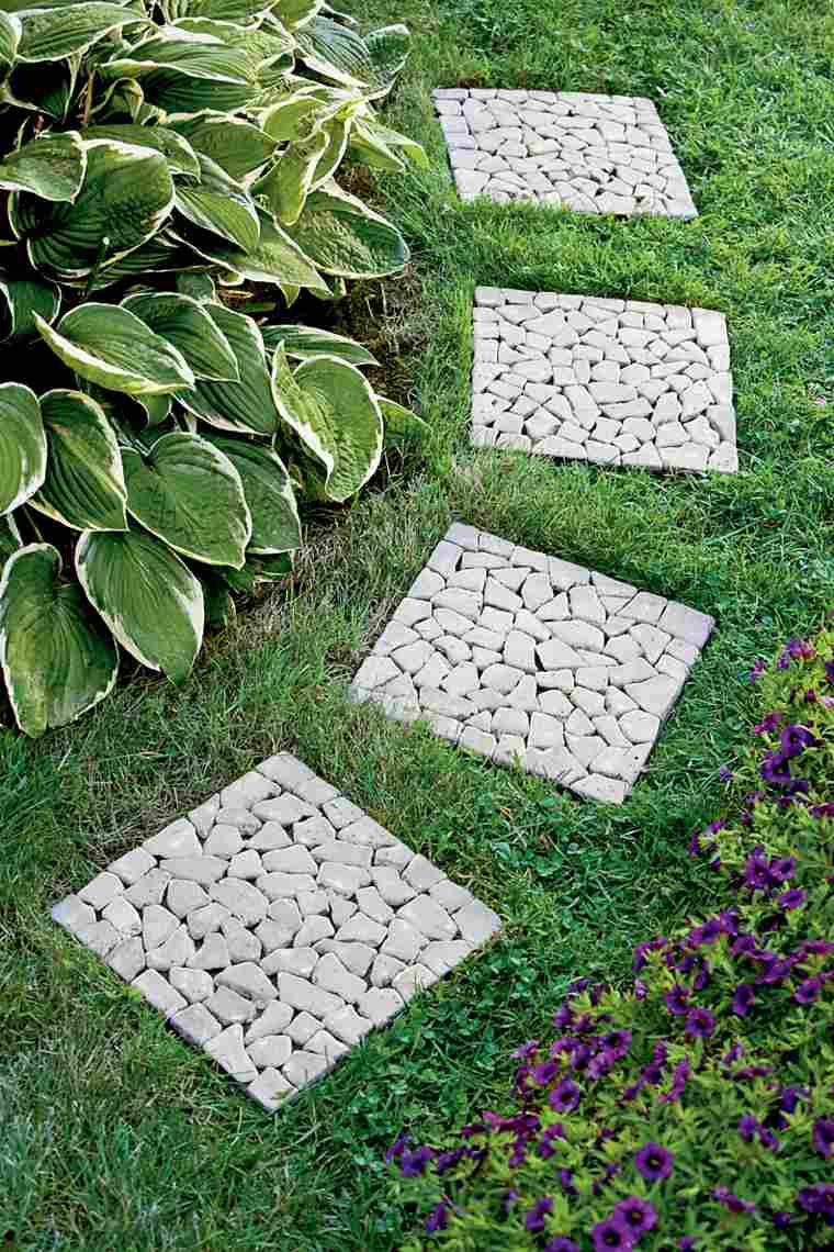 garden decoration stone idea