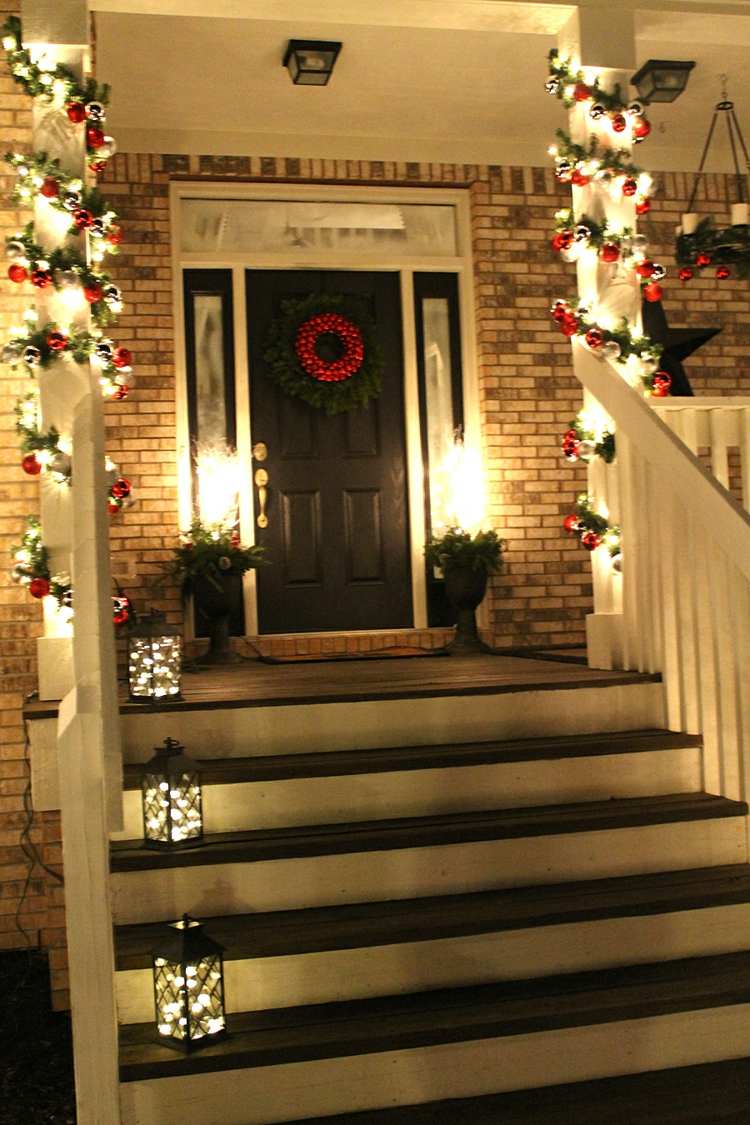 outdoor decor Christmas lanterns