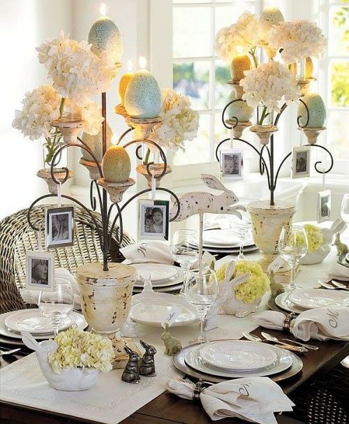 original decoration Easter table