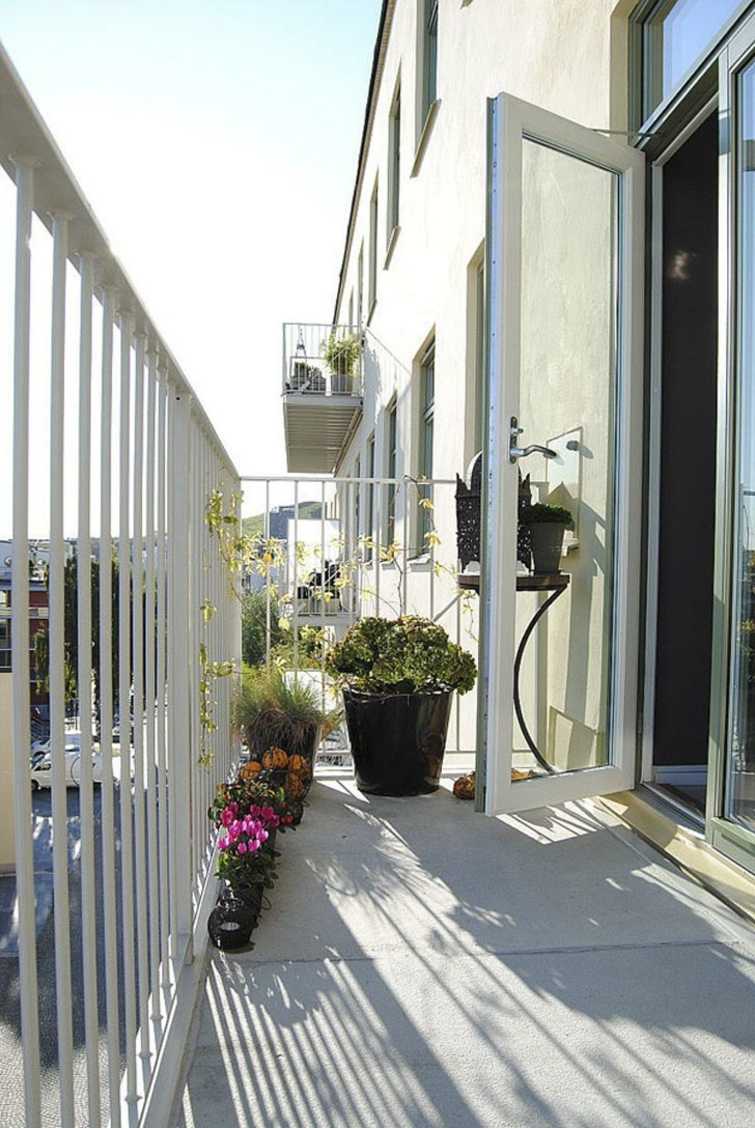 decoration small balcony flowers